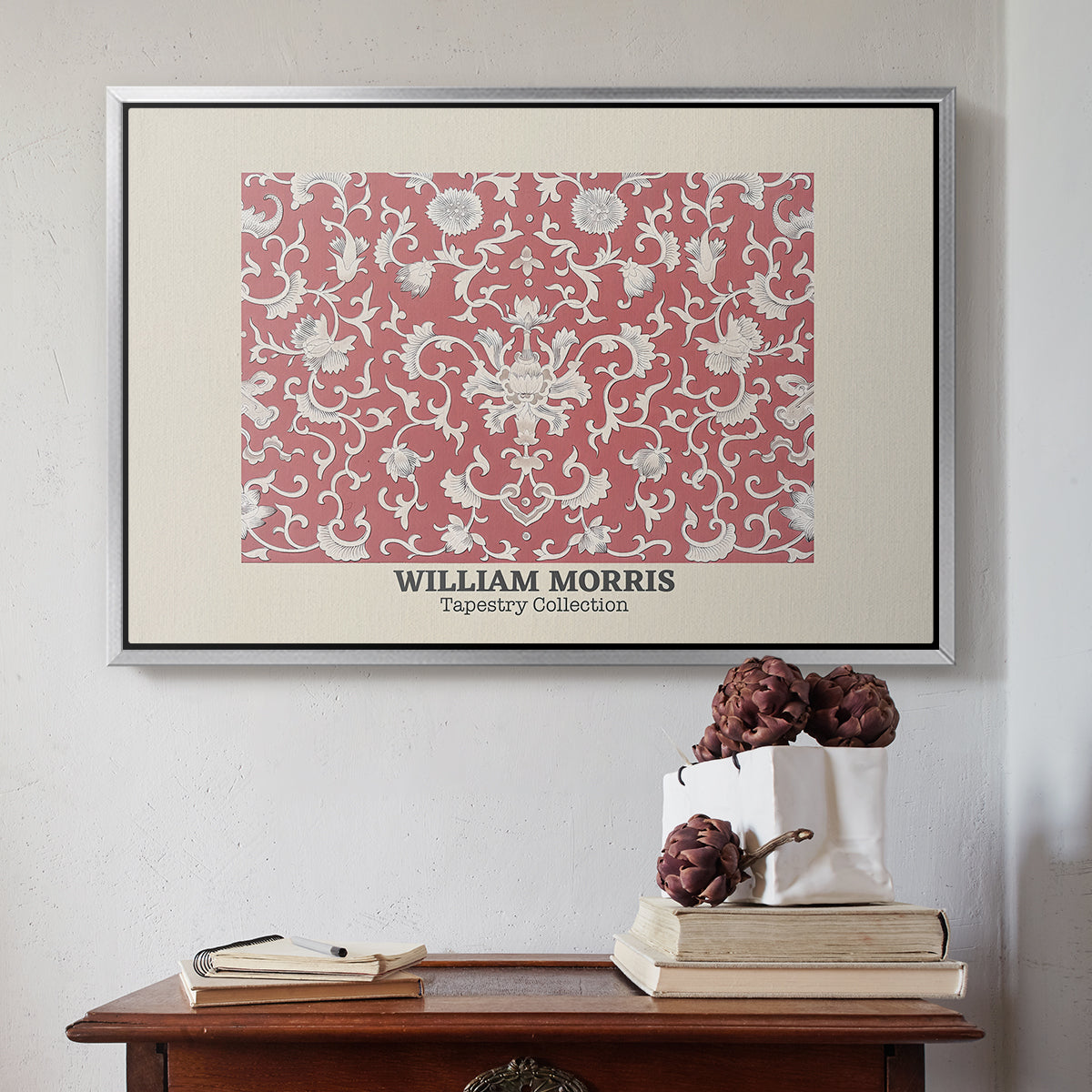 Examples of Chinese Ornament, Pl. XCV (Morris Inspired), 1867 - Floater Framed Canvas Print
