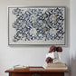 Watercolour for Printed Fabric Design: Wey, c. 1882-1883 - Floater Framed Canvas Print