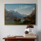 Bridal Procession on the Hardangerfjord, 1848 - Floater Framed Canvas Print