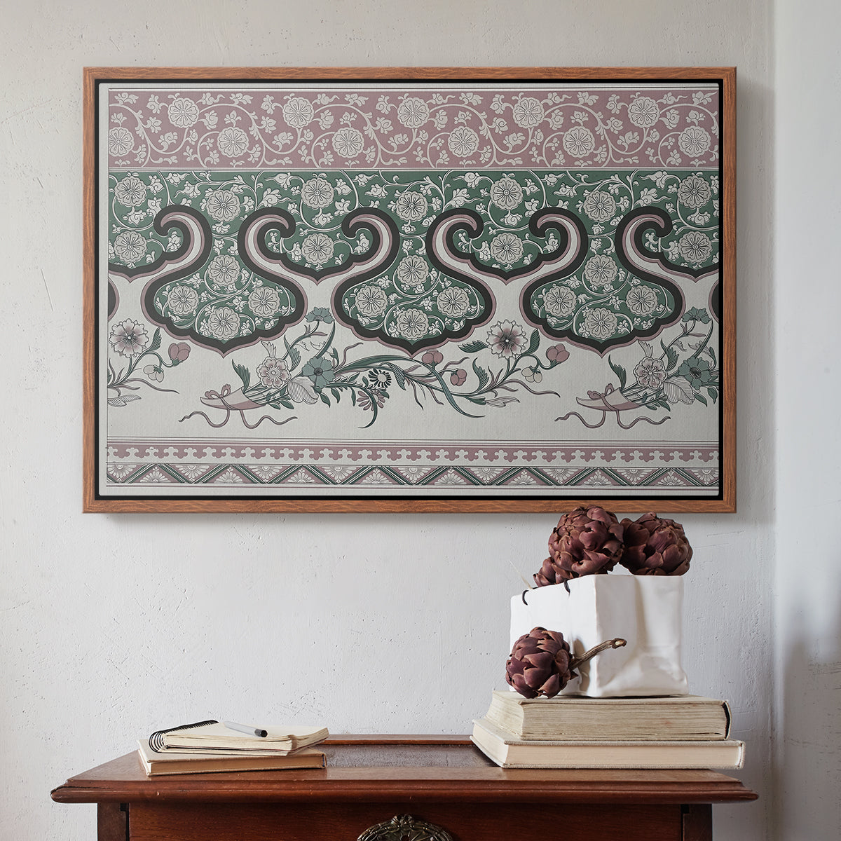 Examples of Chinese Ornament, Pl. LXXVI, 1867 - Floater Framed Canvas Print