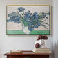 Irises, 1890 - Floater Framed Canvas Print