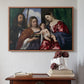 Madonna and Child with Saints Dorothy and George, c. 1516 - Floater Framed Canvas Print