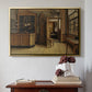 The Old Inn 'Het Loodshuis' in Antwerp, 1877 - Floater Framed Canvas Print