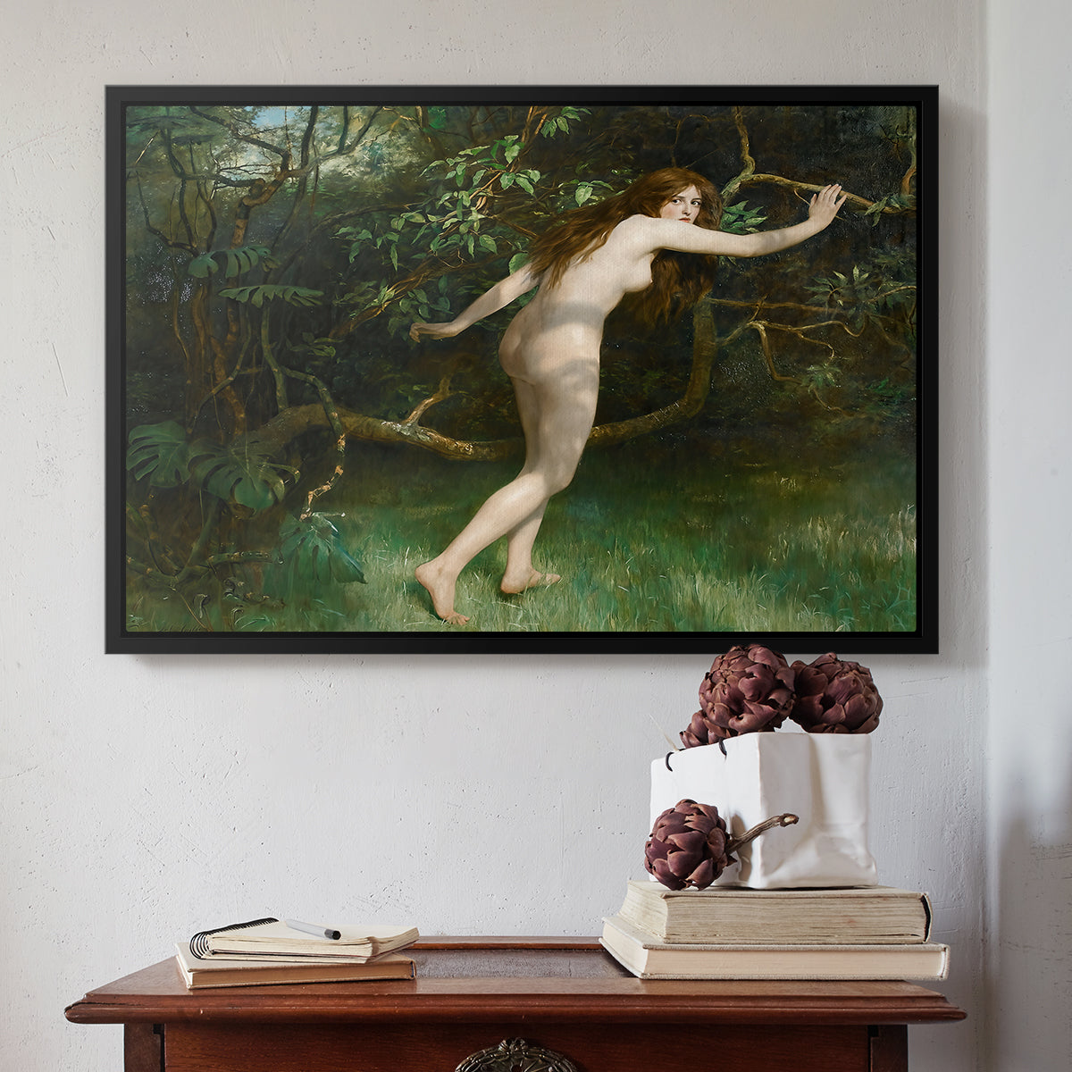 Eve, 1911 - Floater Framed Canvas Print