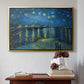 Starry Night Over the Rhône, 1888 - Floater Framed Canvas Print