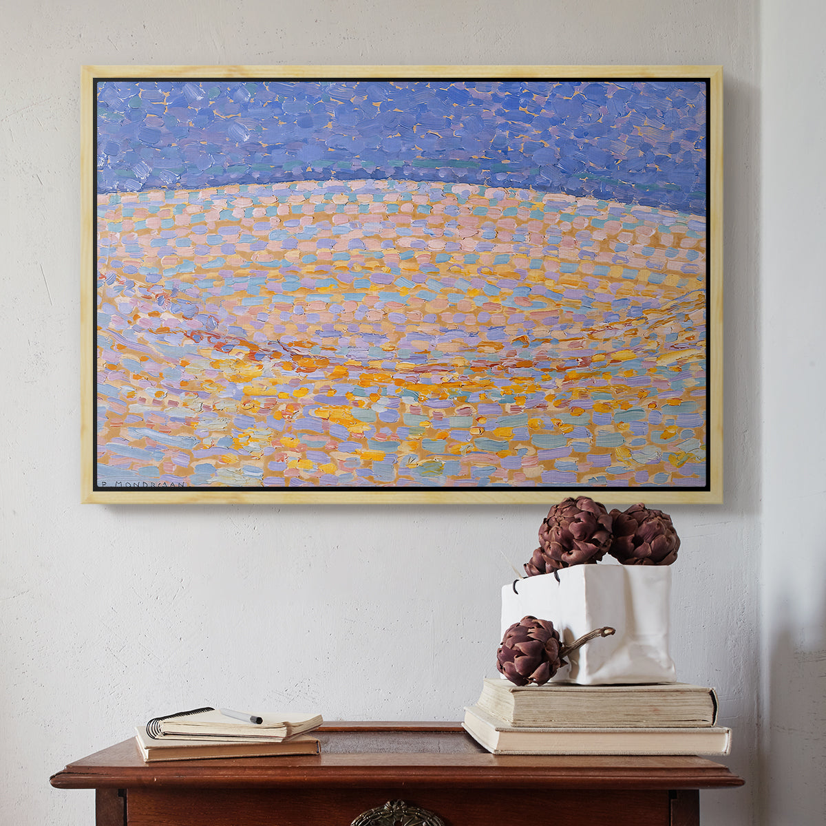 Dune III, 1909 - Floater Framed Canvas Print