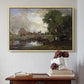 Dedham Lock and Mill, c. 1820 - Floater Framed Canvas Print