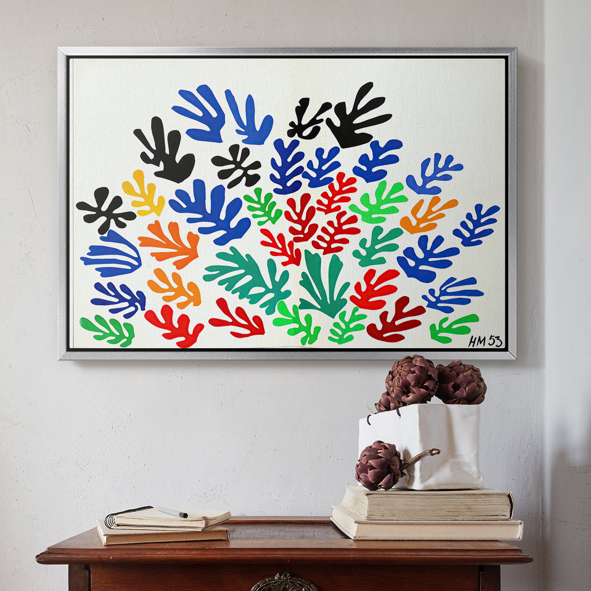 The Sheaf (La gerbe), 1953 - Floater Framed Canvas Print