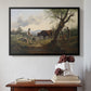 Shepherd with Billy Goat, c. 1830 - Floater Framed Canvas Print