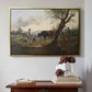 Shepherd with Billy Goat, c. 1830 - Floater Framed Canvas Print