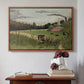 The Chair Factory at Alfortville, 1897 - Floater Framed Canvas Print