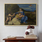 The Aldobrandini Madonna, 1532 - Floater Framed Canvas Print
