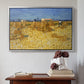 Wheat Field with Sheaves (Harvest in Provence), 1888 - Floater Framed Canvas Print