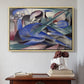 Dreaming Horse, 1913 - Floater Framed Canvas Print