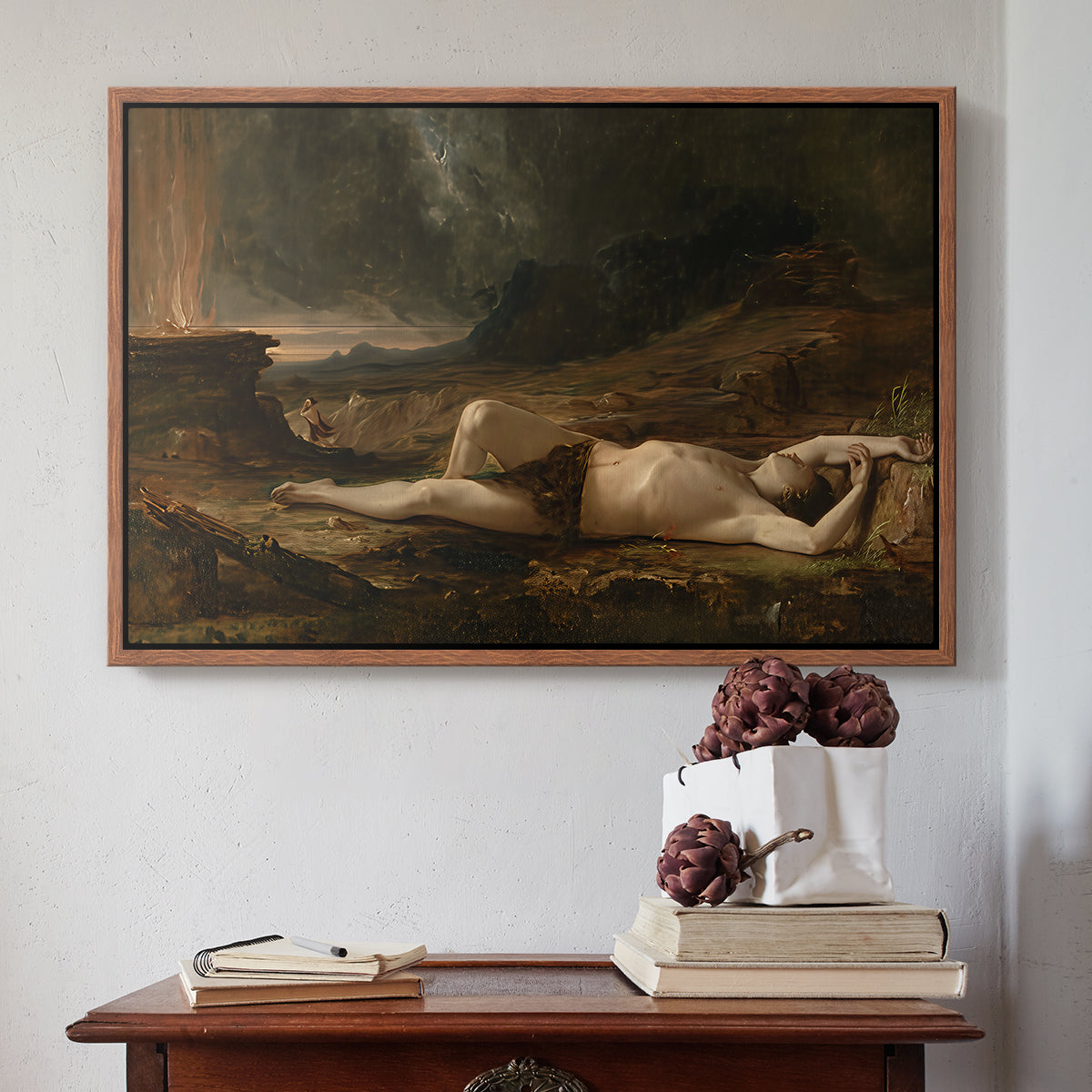 The Dead Abel, 1832 - Floater Framed Canvas Print
