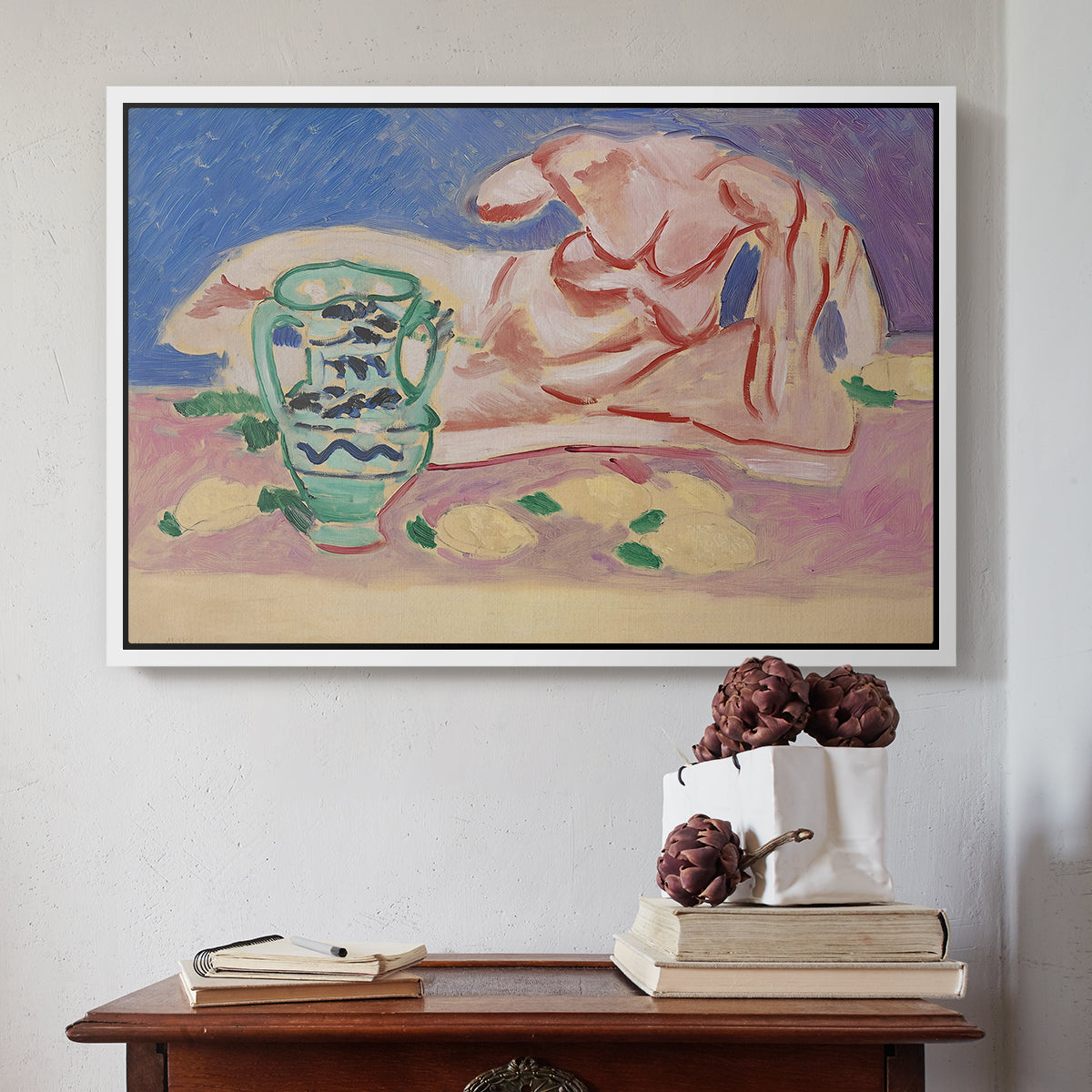 Ilyssus from the Parthenon, 1908 - Floater Framed Canvas Print
