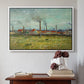 Factories at Clichy, 1887 - Floater Framed Canvas Print