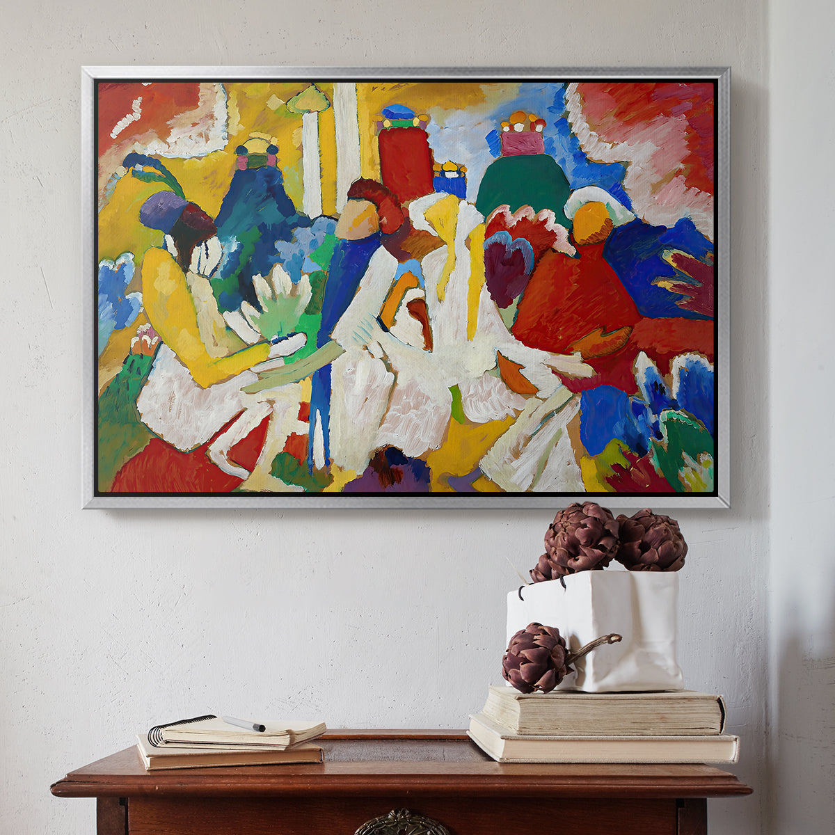 Oriental, 1909 - Floater Framed Canvas Print