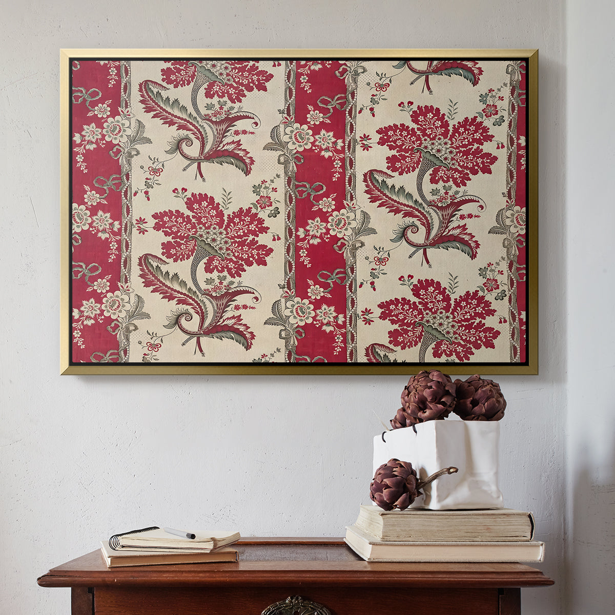 The Flowering Cornucopia (La Corne Fleurie), c. 1789-1850 - Floater Framed Canvas Print