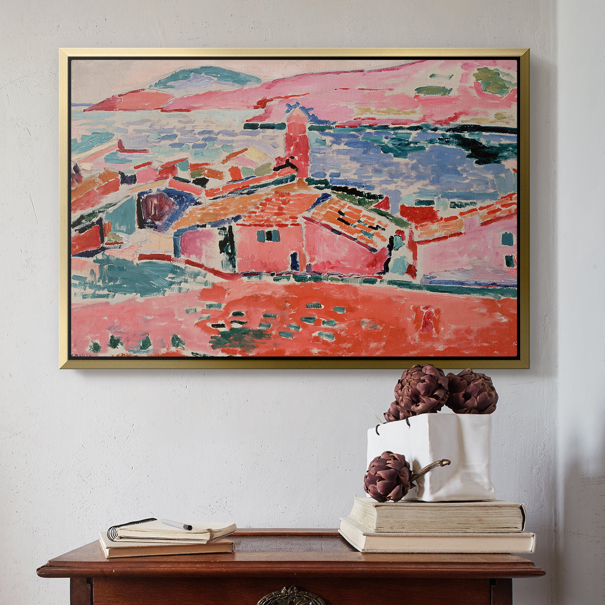 View of Collioure, 1905 - Floater Framed Canvas Print