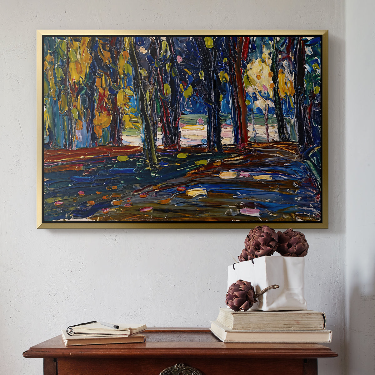 Autumn Study, 1908 - Floater Framed Canvas Print