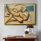 Figures at the Seaside (The Kiss), 1931 - Floater Framed Canvas Print