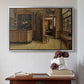 The Old Inn 'Het Loodshuis' in Antwerp, 1877 - Floater Framed Canvas Print
