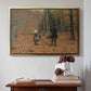 The Woodman and his Children, 1886 - Floater Framed Canvas Print