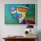 Celestial Cat - Floater Framed Canvas Print
