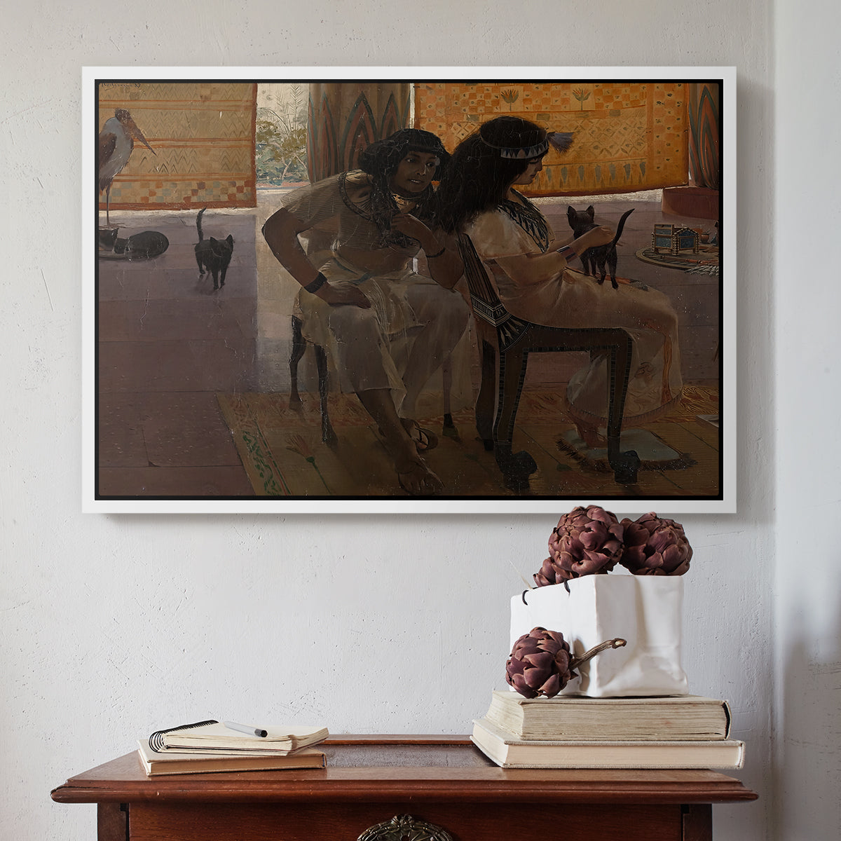 The Age of the Pharaohs, 1914 - Floater Framed Canvas Print