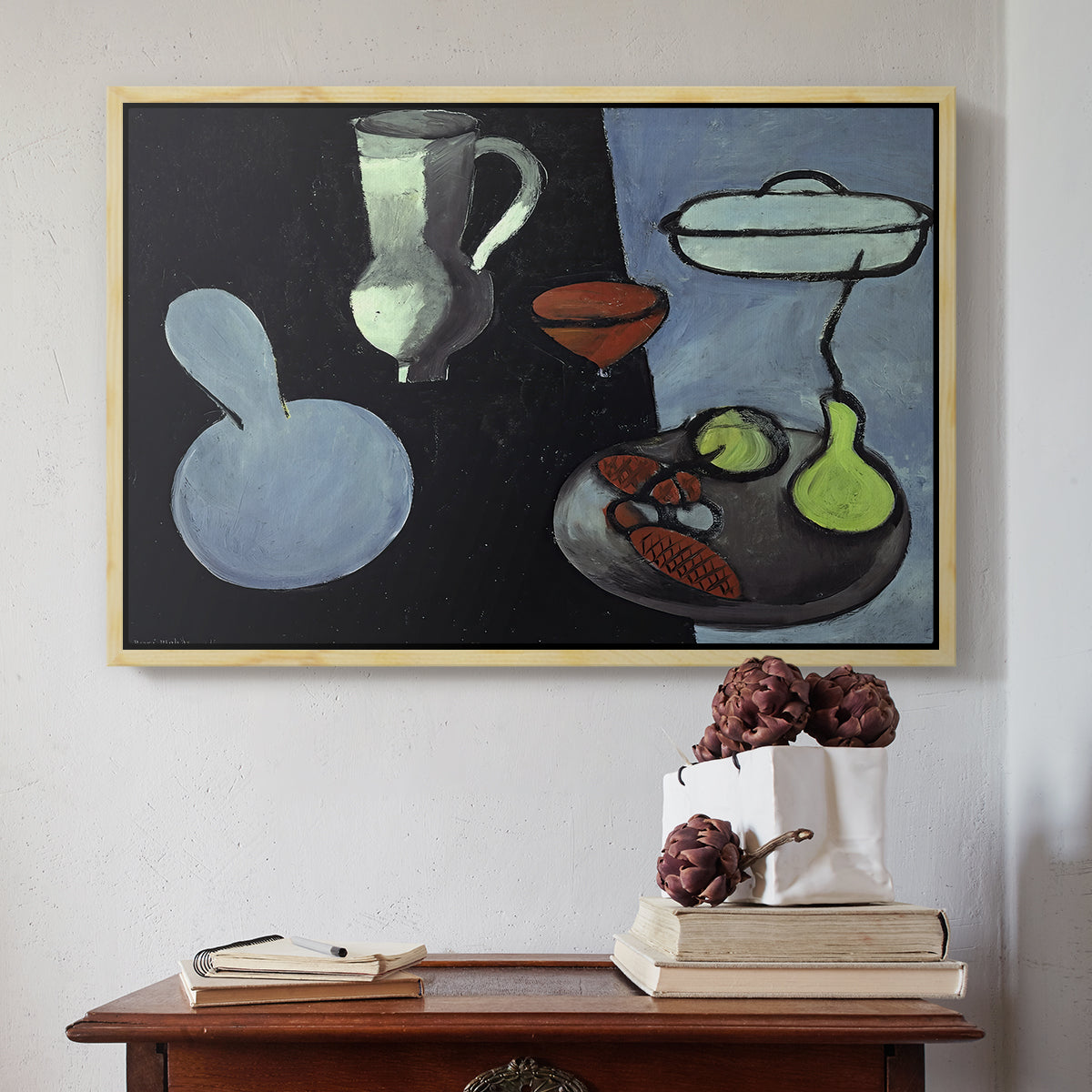 The Gourds (Les coloquintes), 1916 - Floater Framed Canvas Print