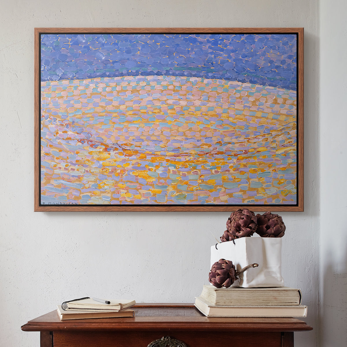 Dune III, 1909 - Floater Framed Canvas Print