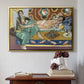 Odalisques Playing Checkers (Odalisques jouant aux dames), 1928 - Floater Framed Canvas Print