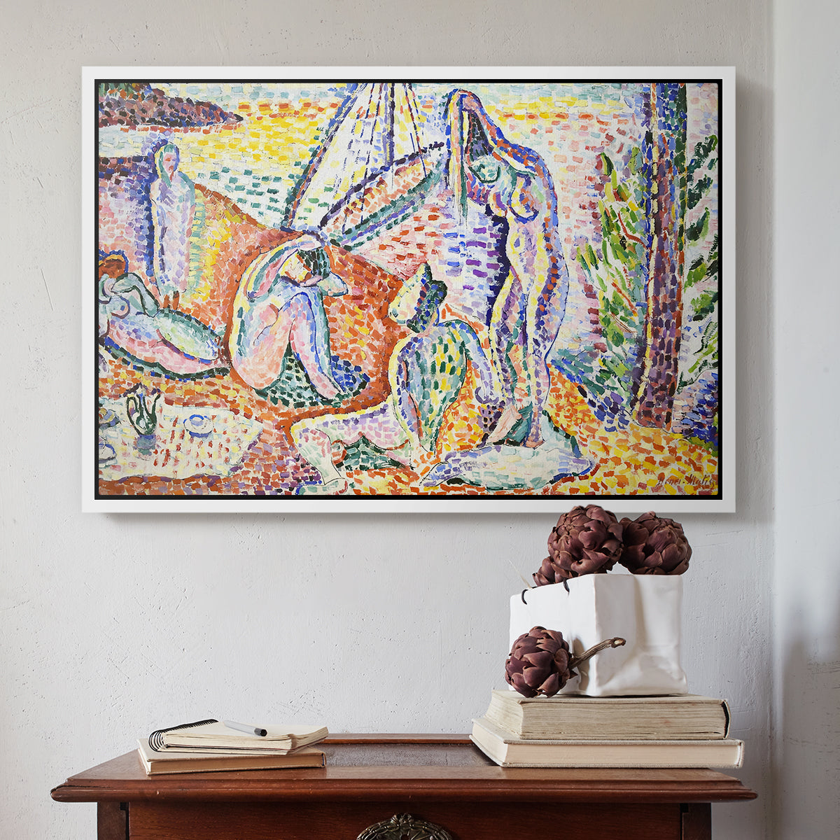 Luxe, Calme et Volupté, 1904 - Floater Framed Canvas Print