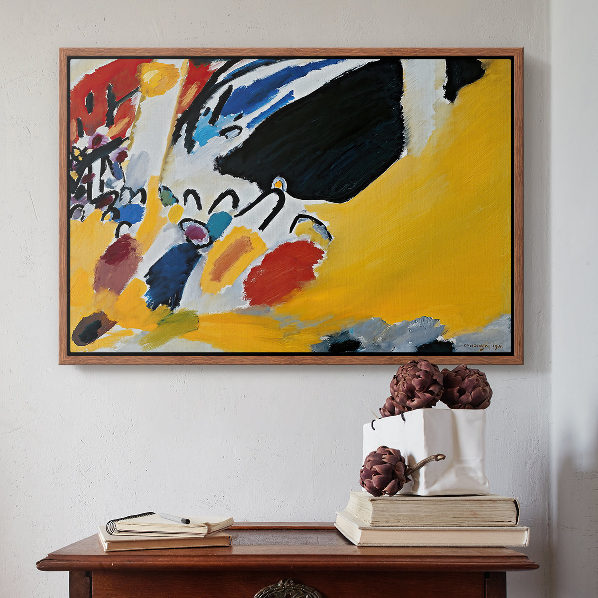 Impression III (Concert), 1911 - Floater Framed Canvas Print