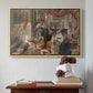 Roman Pilgrims, 1854 - Floater Framed Canvas Print