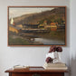 Landingsbrygge Husvik, Drøbak, 1875 - Floater Framed Canvas Print