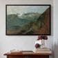 The Dachstein from the Plassen near Hallstatt, 1827 - Floater Framed Canvas Print