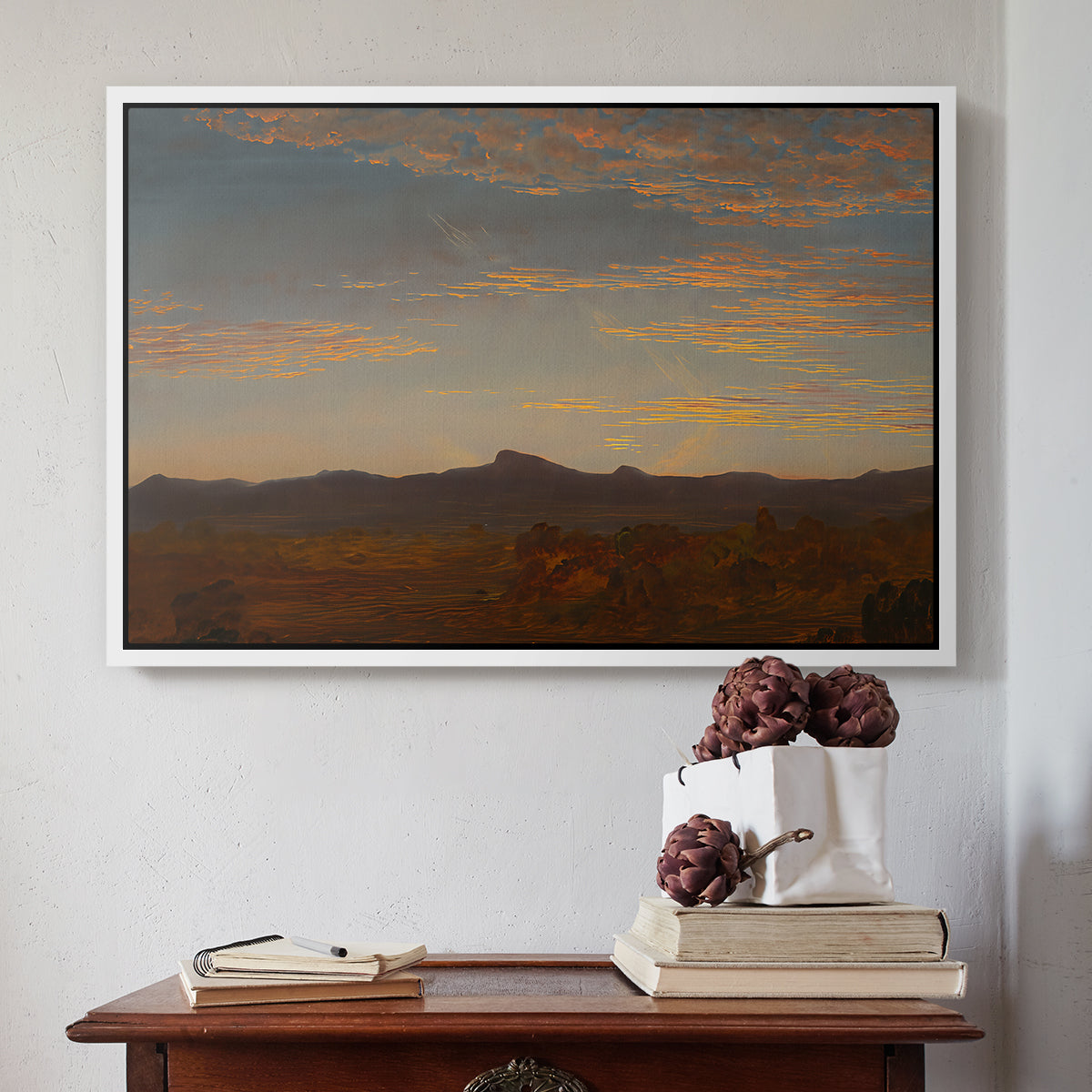 Study for "Catskill Creek", c. 1844-1845 - Floater Framed Canvas Print