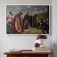 The Vendramin Family Venerating a Relic of the True Cross, c. 1540-1545 - Floater Framed Canvas Print