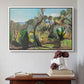 Landscape near Nice, c. 1918 - Floater Framed Canvas Print