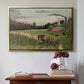 The Chair Factory at Alfortville, 1897 - Floater Framed Canvas Print