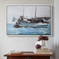 Taking on Wet Provisions, 1903 - Floater Framed Canvas Print