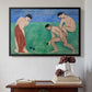 Game of Bowls, 1908 - Floater Framed Canvas Print