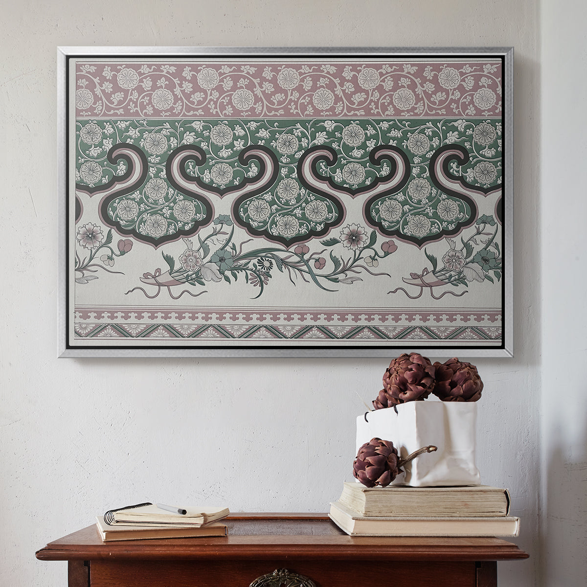 Examples of Chinese Ornament, Pl. LXXVI, 1867 - Floater Framed Canvas Print