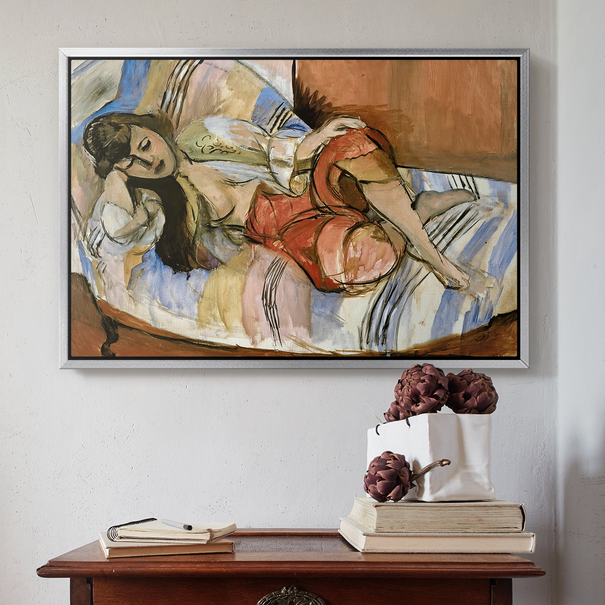 Odalisque, 1923 - Floater Framed Canvas Print