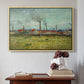 Factories at Clichy, 1887 - Floater Framed Canvas Print