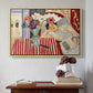Woman with Anemones (Femme et anémones), c. 1920-1921 - Floater Framed Canvas Print