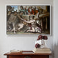 The Sacrifice of Noah (Sistine Chapel), 1509 - Floater Framed Canvas Print