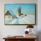 Shoveling Snow on a Beautiful Winter Day, c. 1898 - Floater Framed Canvas Print
